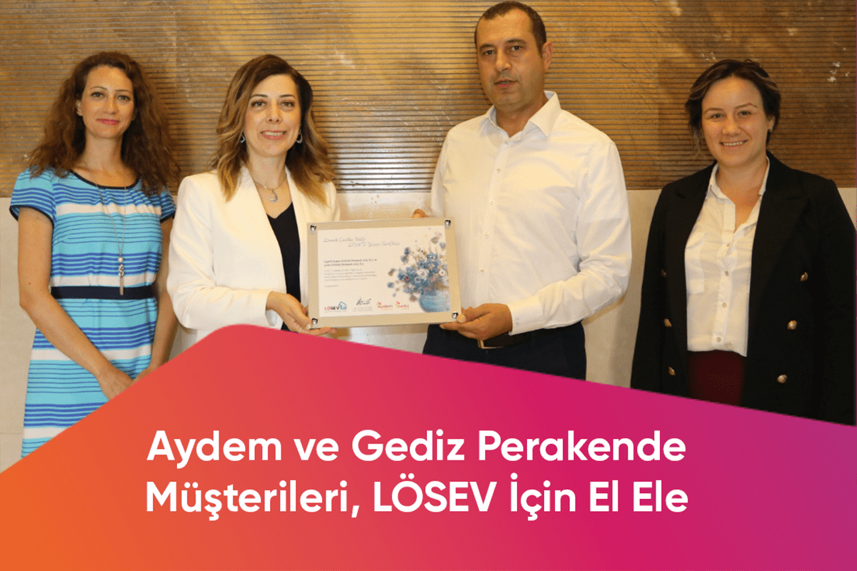  Aydem and Gediz Perakende Customers in Great Solidarity with LÖSEV 